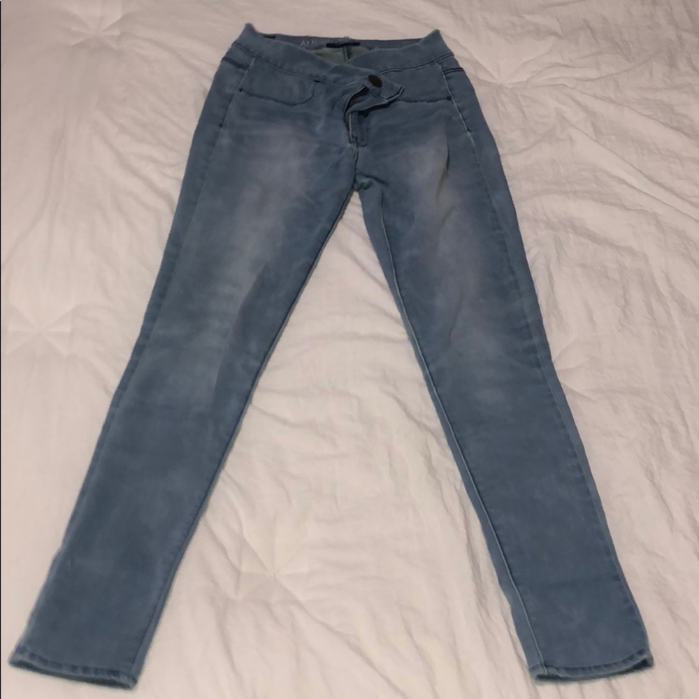 blue american eagle super soft jean